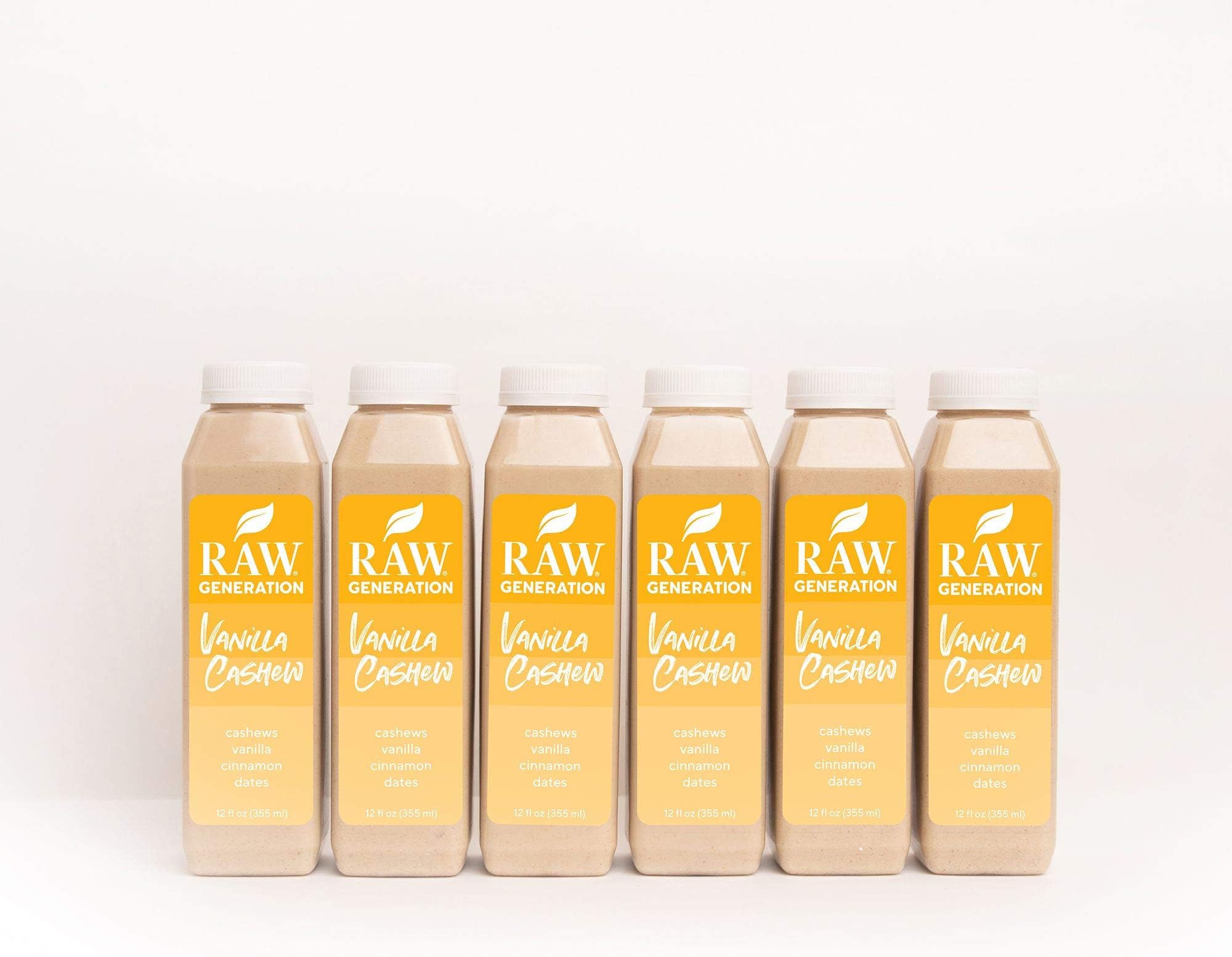 Raw Generation Cashew Smoothie - Plant-Based Protein Smoothie / 18 Count