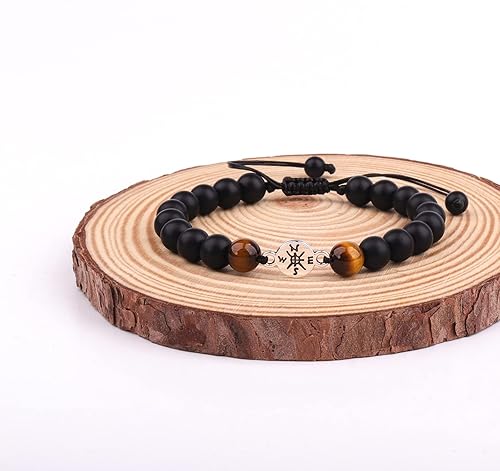 Miniatura 5 de Graduation Gifts for Her Him Class of 2023 Graduation BraceletsAdjustable Inspirational Graduation Compass Bracelet for Women Men High