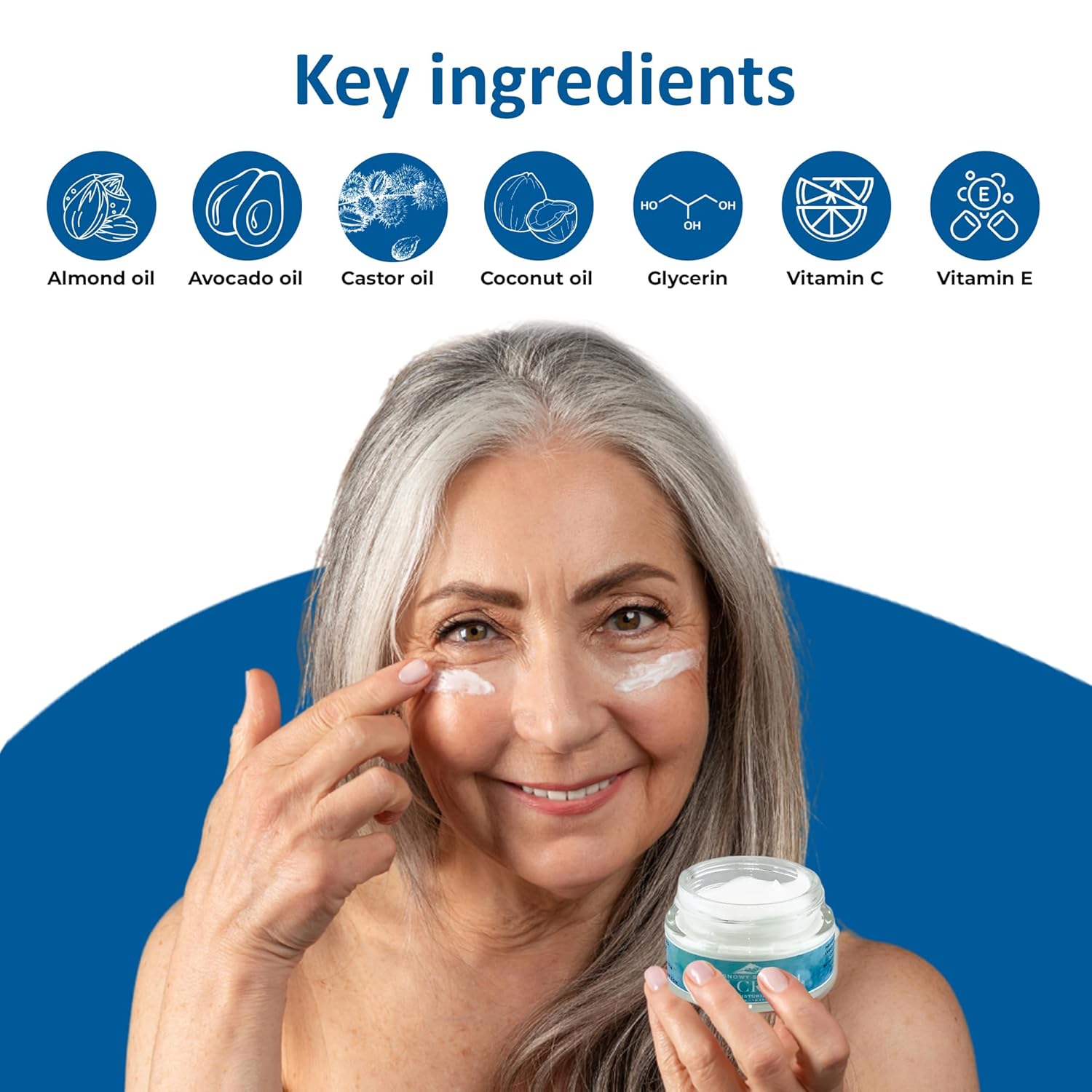 Facial Gift Set Bag- Skin Care Set with Facial Cream, Eye Cream & Lip Balm Containing Devil's Club Oil - Face Care Set Gift Bag