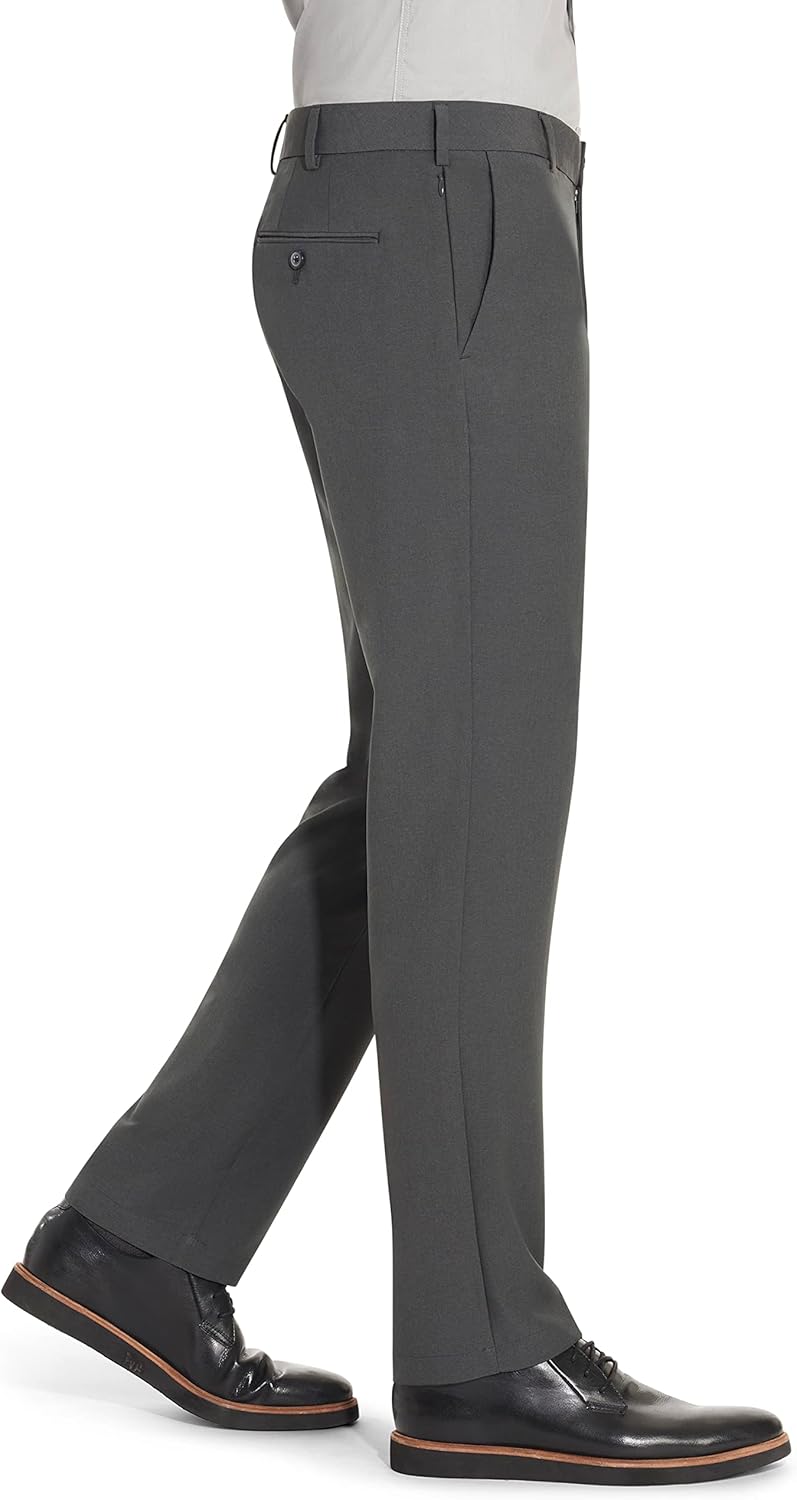 Van Heusen Men's Flex Flat Front Straight Fit Pant - Image 3