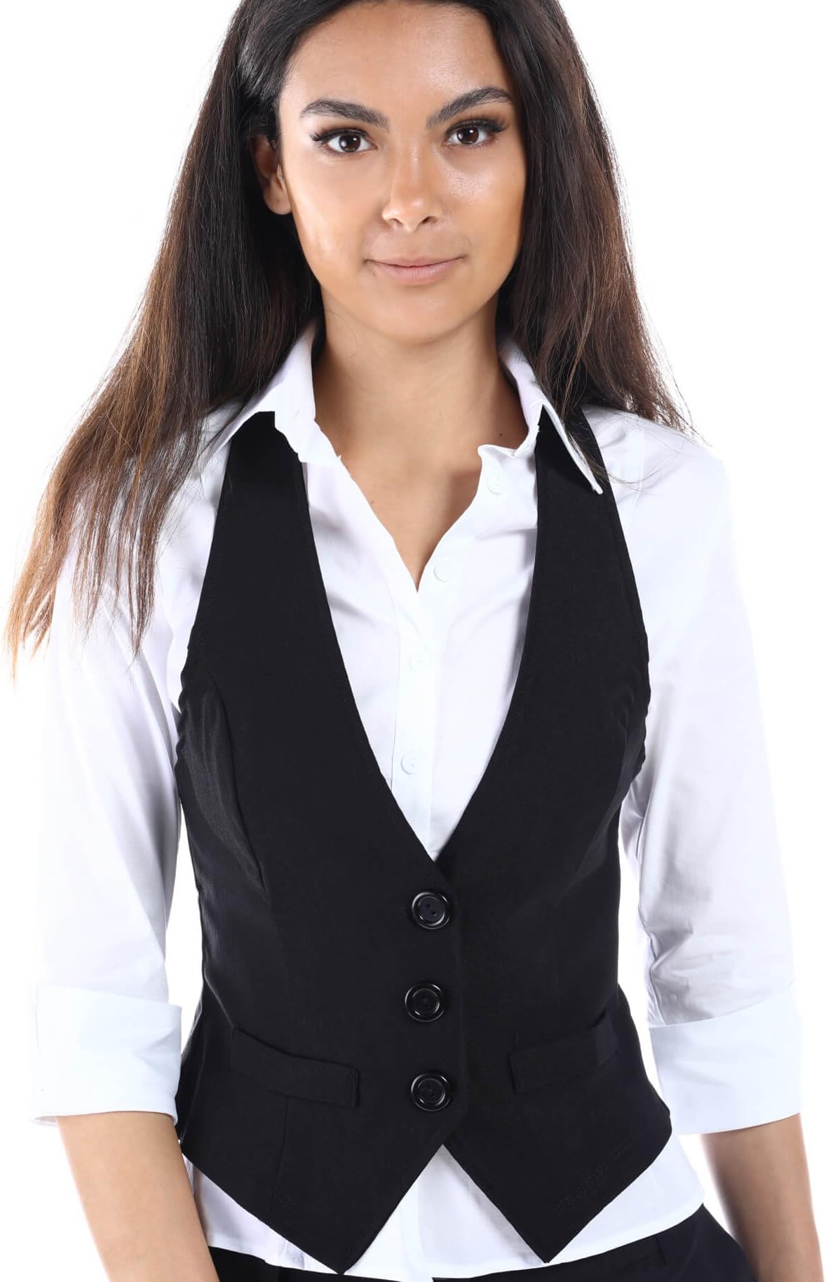 Button Down Shirts, Slim Fit (Short,3/4 Sleeve,Vest) (Sold Seperatly),Made in USA