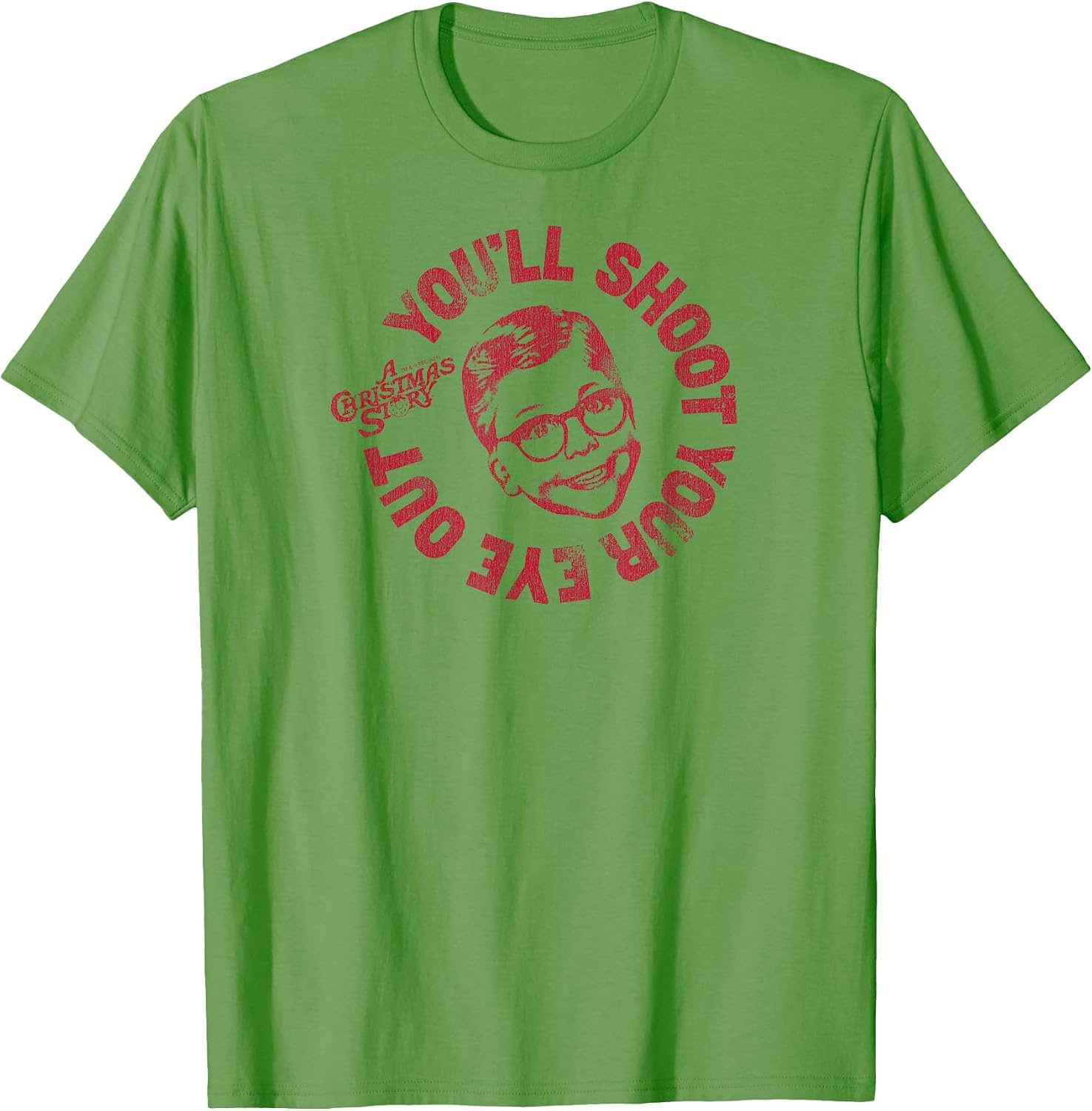 A Christmas Story Round Ralphie You'll Shoot Your Eye Out T-Shirt