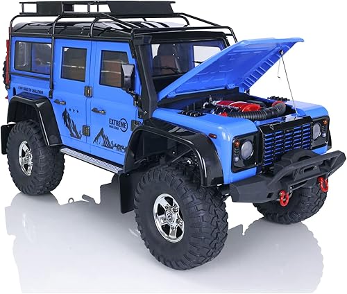 Miniatura 5 de 110 Rc Crawler Car 4X4 Off-Road Escalada Vehículo P411 19.8 lbs Servo Esc 2Speed Gear