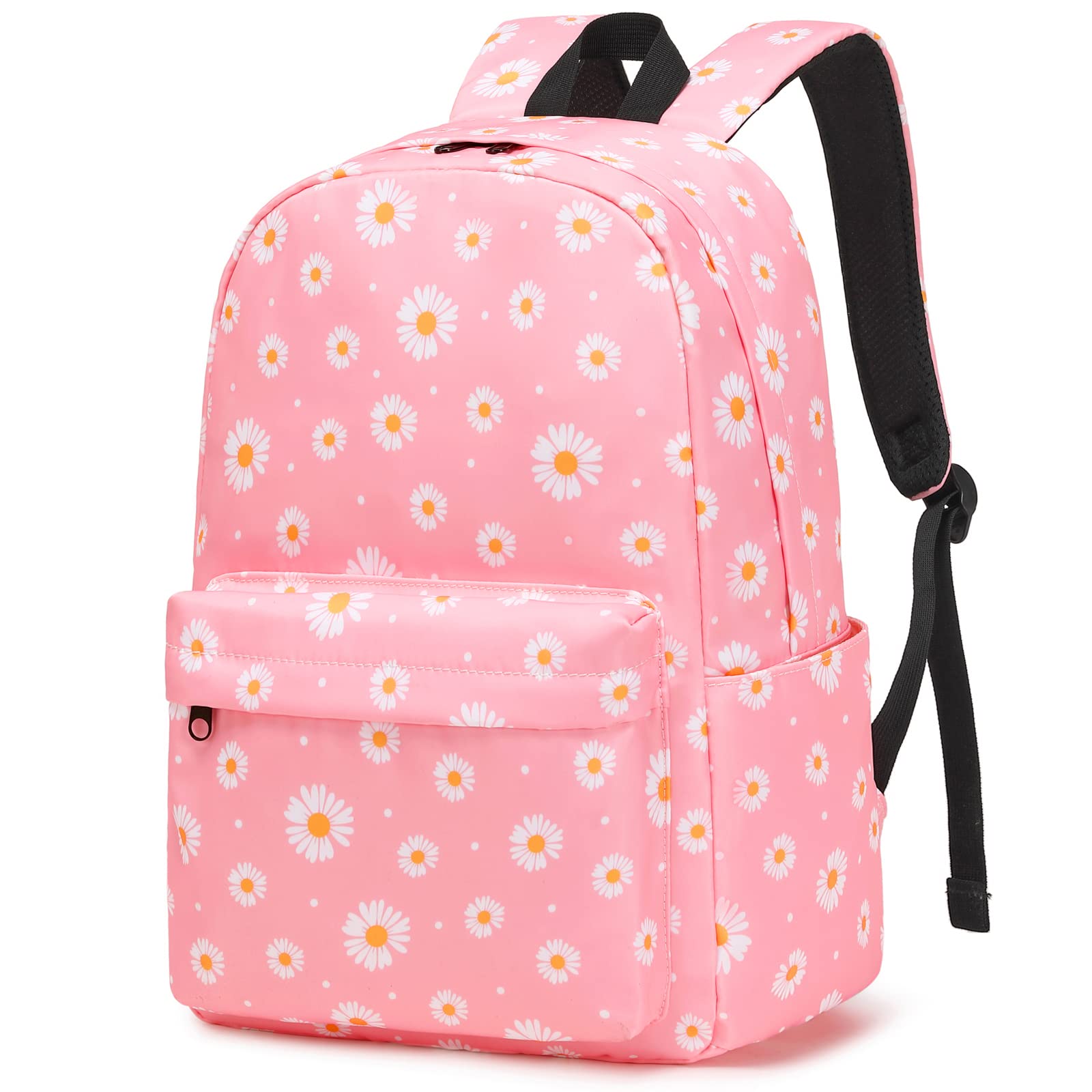 Kouxunt Schoolrugzakken voor meisjes, kinderen, tieners, 3-in-1 schooltas, boekentassen, set met lunchtas, pennenetui, Bijen, Large, Rugzak, casual