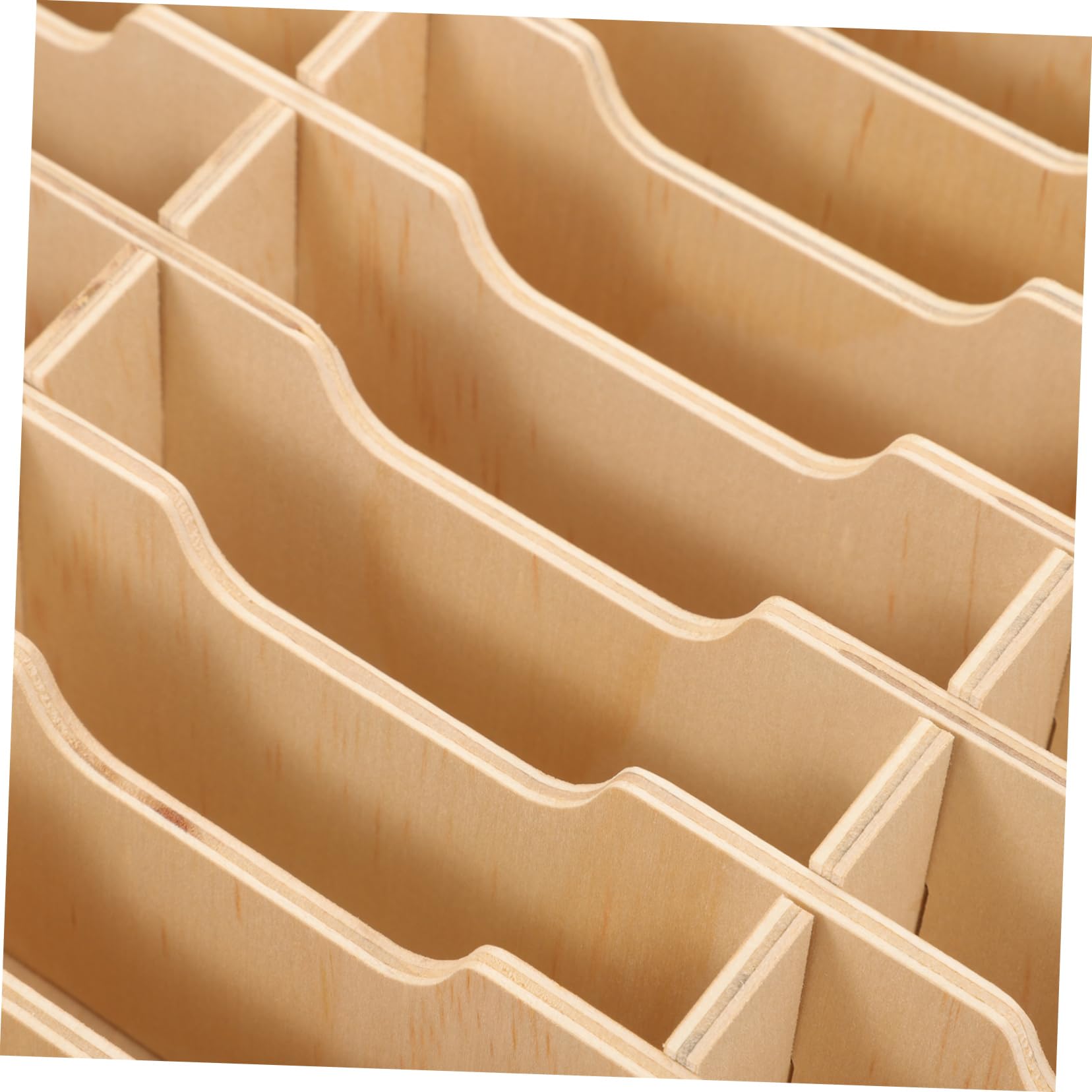 DOITOOL Soporte Múltiple Para Teléfono Celular Caja De Madera Para Escritorio 36 Compartimentos Almacenamiento Organizado Oficina Aula