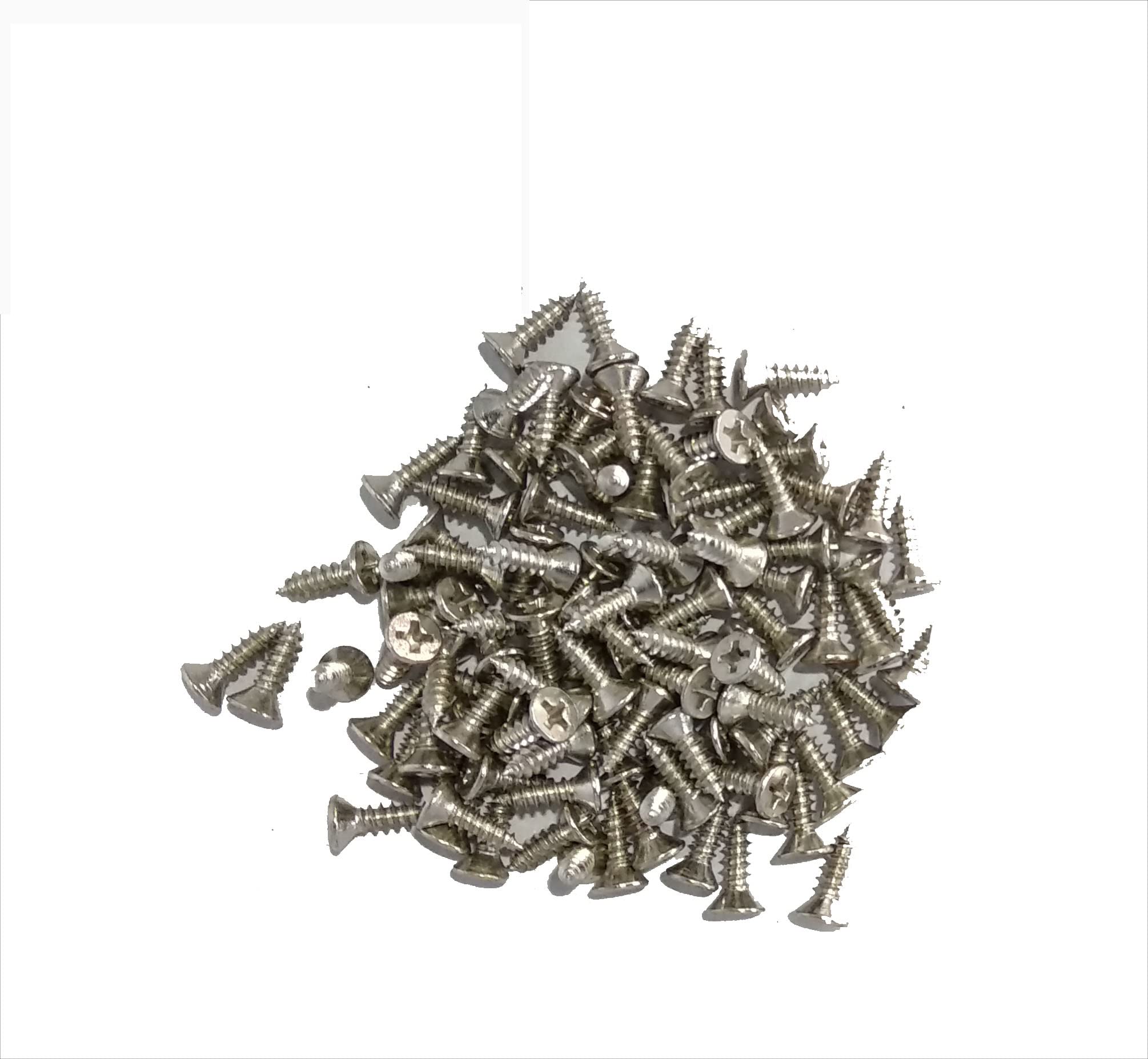 HYDUR SILVER 0.5inch / 13 X 6 S S Screw with Saw Thread – White Zinc Plated – Flat Pozidriv Counter Sunk Head – Pack of 100 pcs (B09RH2HLR2) Amazon Price History, Amazon Price Tracker