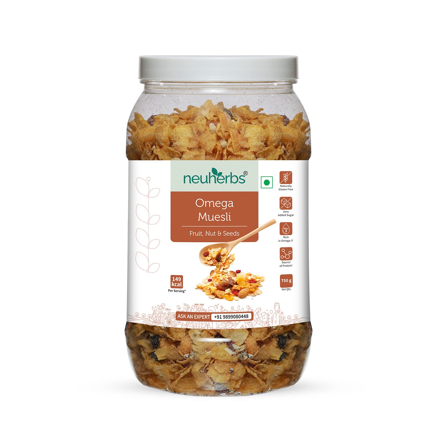 Omega Muesli 750 g fruit, nuts and seeds (B09VPTRZJ7) Amazon Price History, Amazon Price Tracker