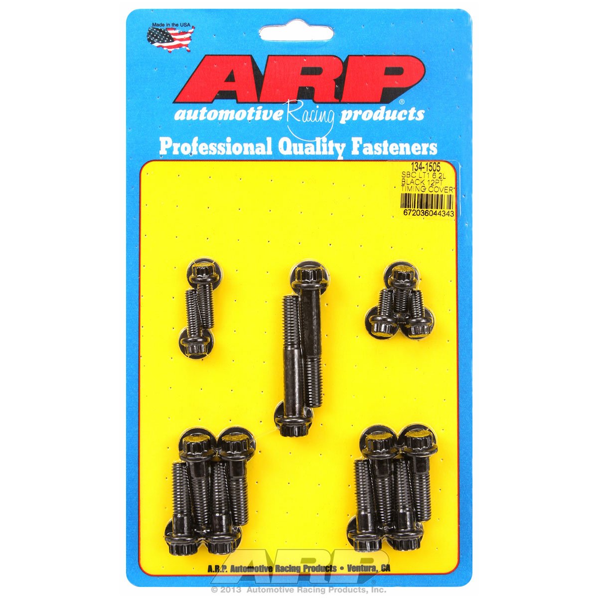 Arp 134-1505 Chevy Small Block 12pt Timing Cover Bolt Kit Chevrolet Lt1 6.2l Csb
