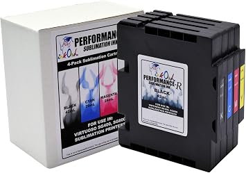 خراطيش الحبر DYE Sublimation المتوافقة مع InkOwl لاستبدال SG400 ، SG800 4 -حزمة