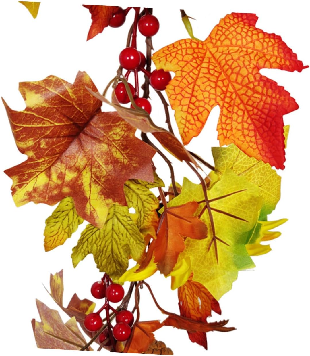 Realistic Silk Rattan Pumpkin Vine Festival Decor Vine Wall Art Soft Easy to Maintain Perfect for Home
