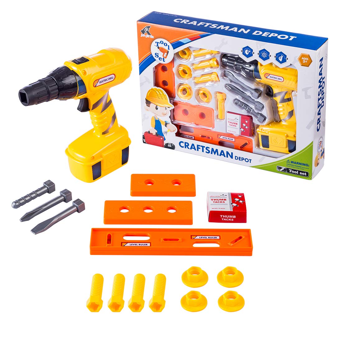 Plutofit Automobile Tools Kit Mechanical Toy Set for Kids, Plastic, Multi Color (B0C1GHSK63) Amazon Price History, Amazon Price Tracker
