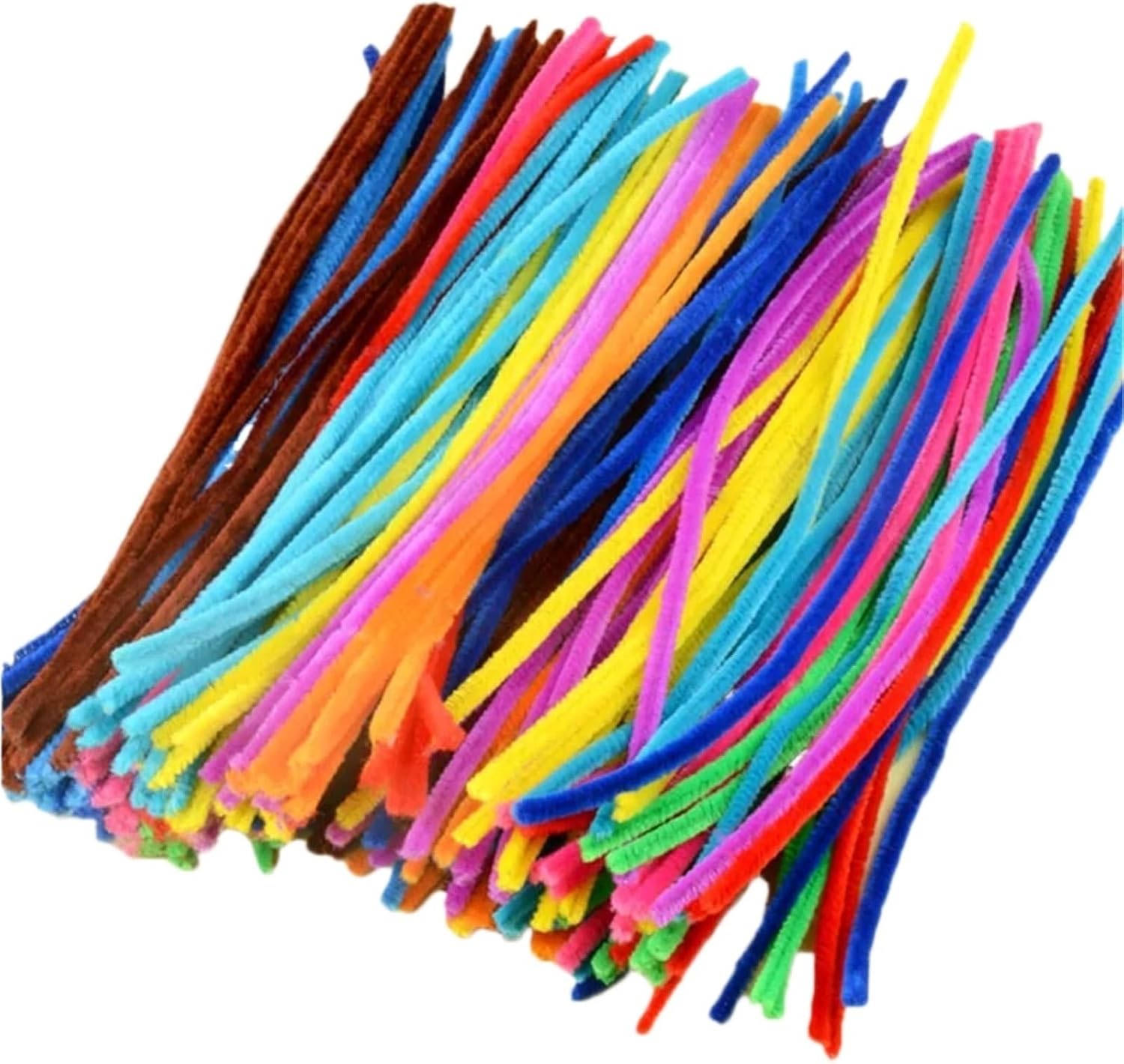 Glitter Pipe Cleaners 1000pcs Chenille Stems Pipe Cleaners Plush Tinsel Stem Wired Twist Sticks Hair Strip DIY Craft Handmade for Projects Creative DIY Room Decor(Light Blue)