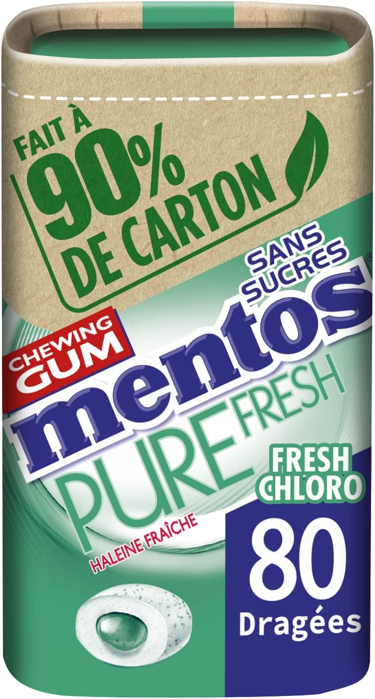 MENTOS GUM ChewingGum Pure Parfum Fresh Chloro ChewingGums Sans
