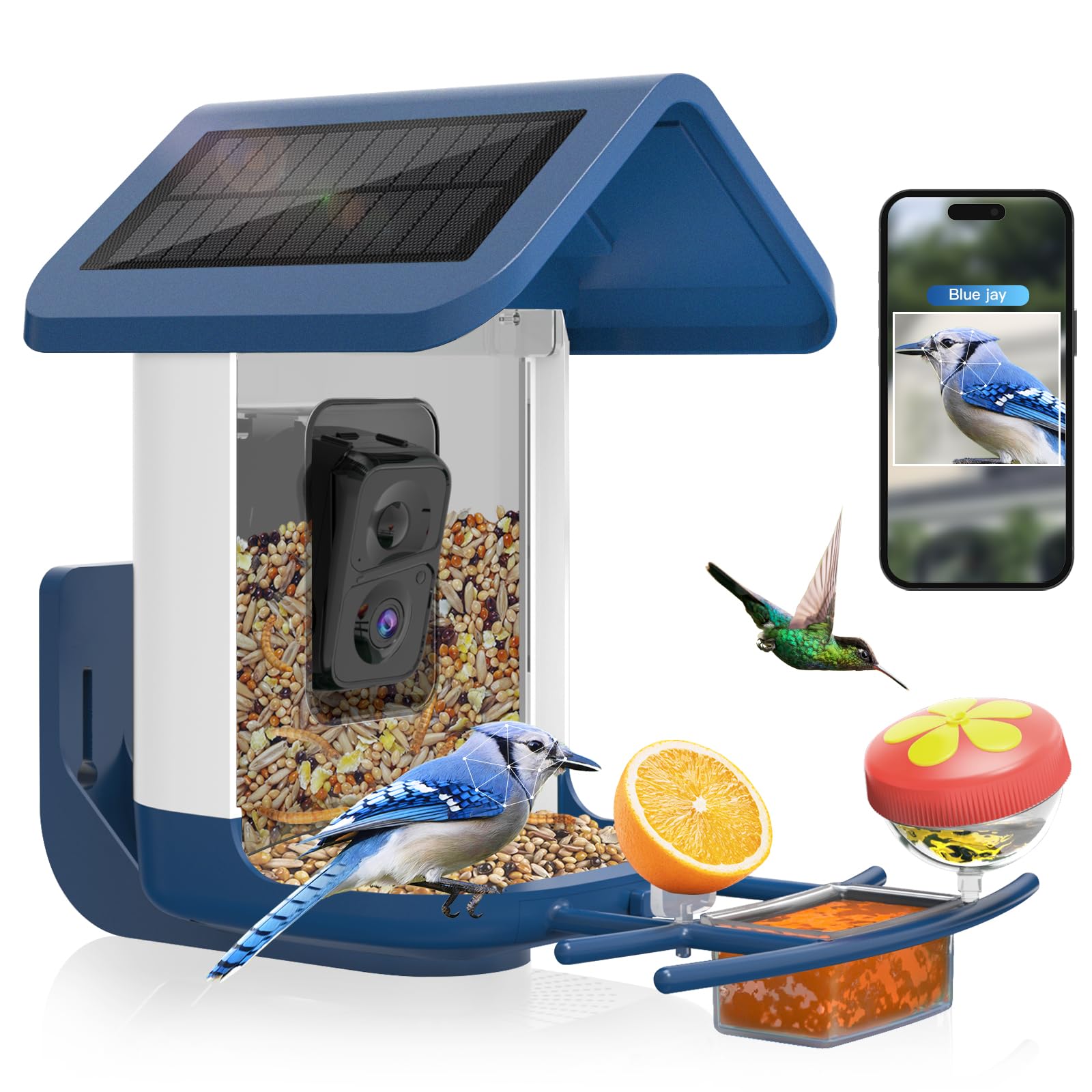 Amazon.com : Bird Feeder with Camera Solar Powered : Smart
