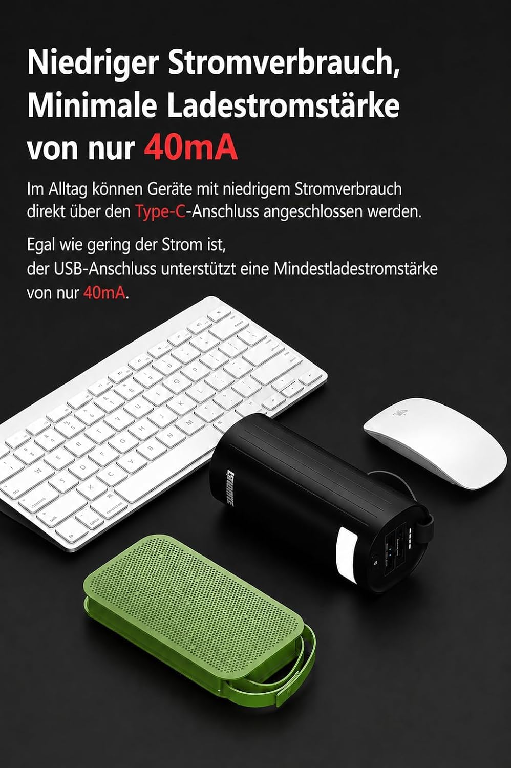 LITIONITE Titan Powerbank 60000mAh 200W für Laptop und MacBook, 2X USB-C 100W PD3.0, LiFePO4 Akku 3000 Ladezyklen, Batterie Externe für Tablet, Nintendo Switch und Drohne