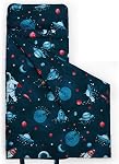 david's kids Toddler Nap Mat Set with Removable Pillow, Ultra Soft Slumber Bags for Boys,Perfect for Preschool, Daycare, Kids Sleeping Bags with Rollup Design, 50"x20", Dinosaur