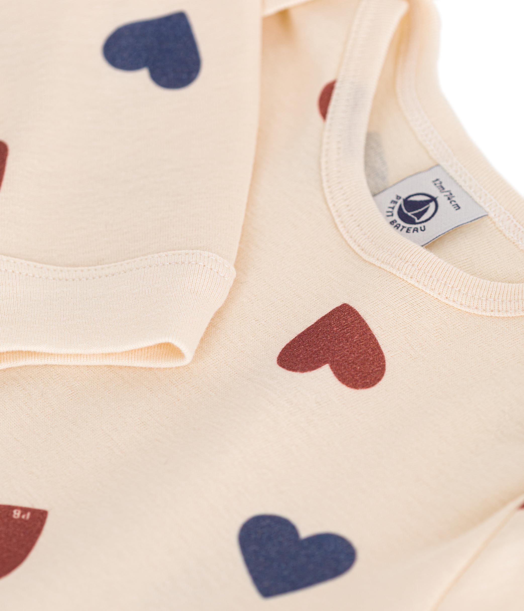 Petit Bateau A0asm Pijama de Manga Larga sin pies Unisex bebé