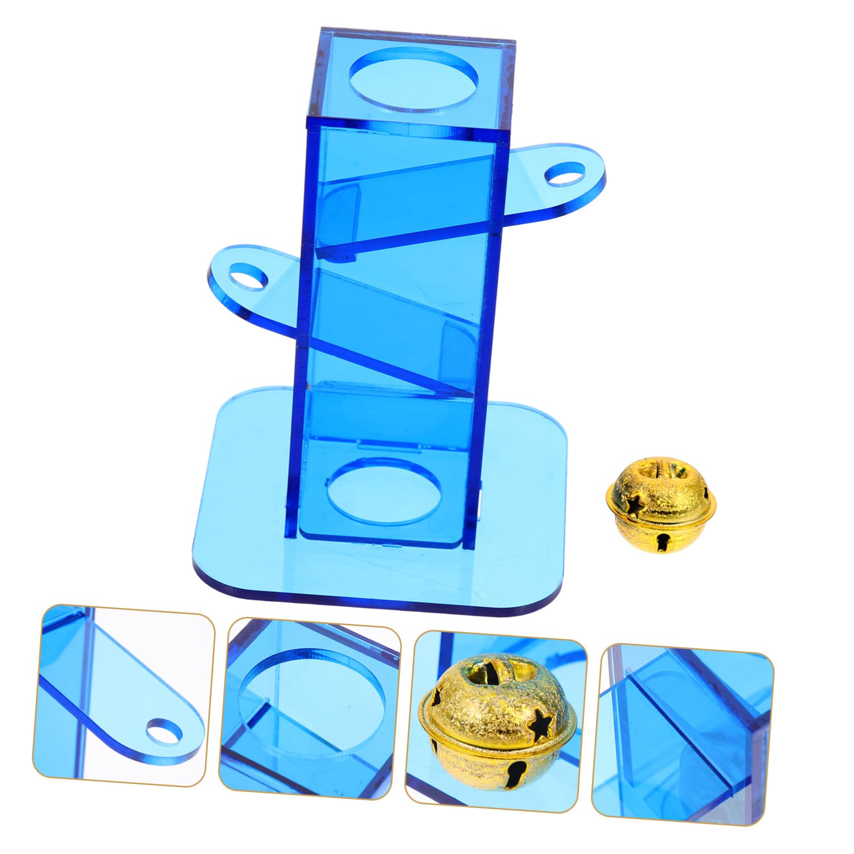 BESPORTBLE 3stücke Papageien Spielzeug Interaktives Intelligenztraining Für Vögel Kauspielzeug Mit Glockenball Für Nymphensittiche Und Wellensittiche Fördert Die Futtersuche Und Geistige