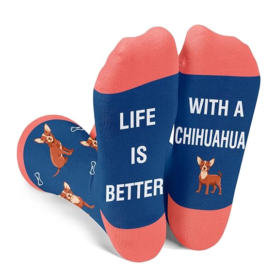 SOCKFUN Unisex Funny Dog Gifts Crazy Dog Socks for Women Dog Socks for Men, Gifts for Dog Lovers