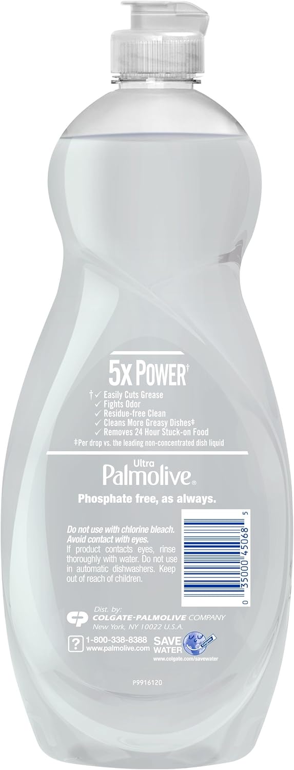 Palmolive Ultra Dish Liquid White Pure and Clear, 32.5 Fl Oz : Health & Household