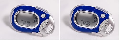 Vista 3 de hrm PE-771 Tri-Axis Multi-Function Pocket Pedometer (Blue)