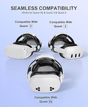 Amazon.com: Kawaye for Meta Quest 3S/3/2 Head Strap with