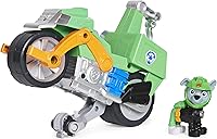 Vista 1 de PAW Patrol Moto Pups Rocky's Deluxe - Vehículo de motocicleta con función de ruedas y figura multicolor, XL