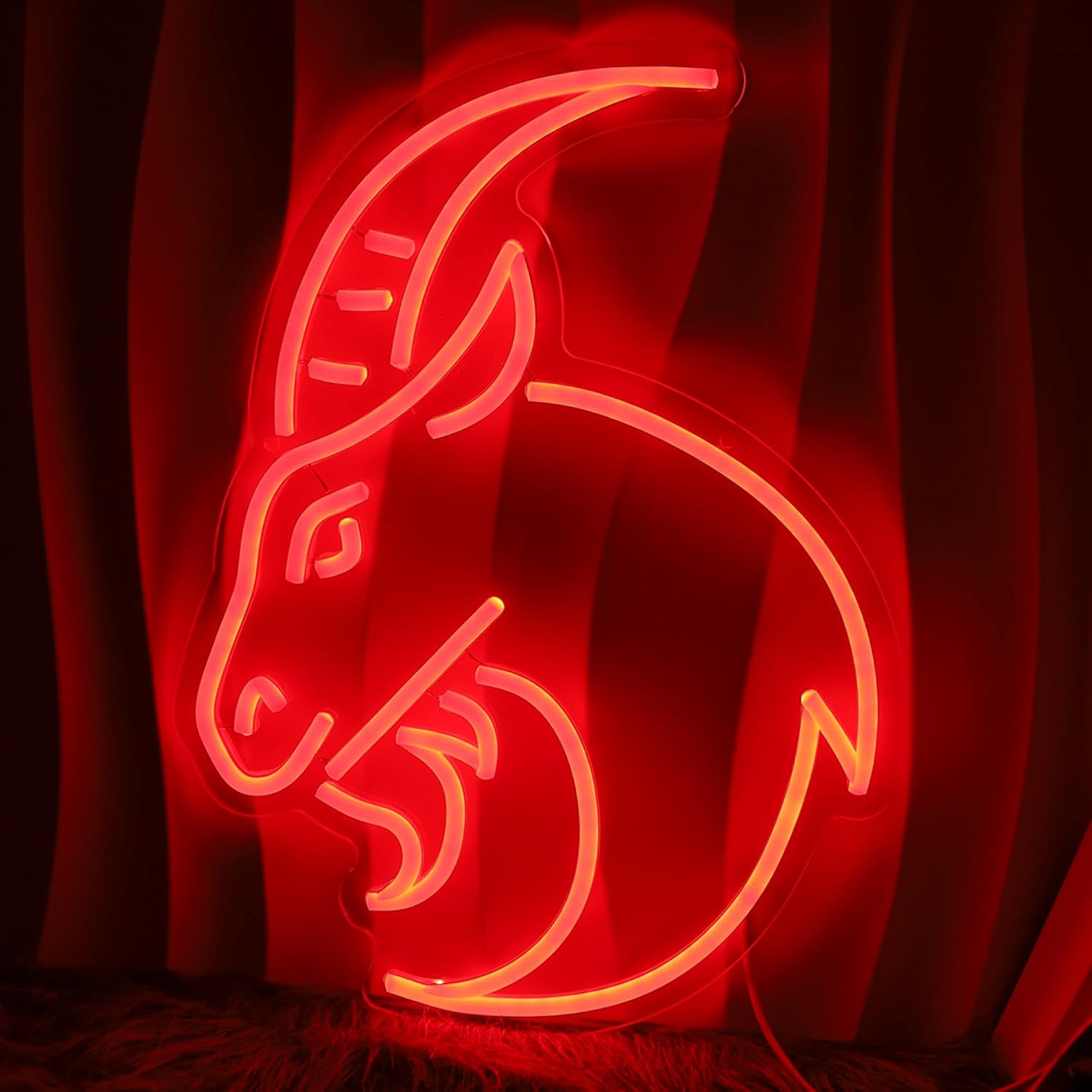 Aries Neon Sign LED Light Dimmable USB Powered Neon Sign
