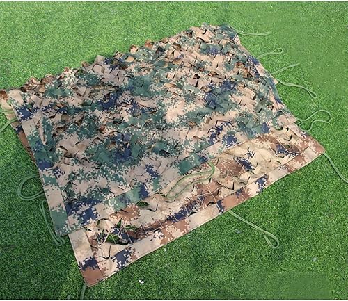 Miniatura 2 de KDDEON 420D - Red de camuflaje de tres capas de entrenamiento militar de la selva del desierto de la selva, para acampar, cazar, tiro de tela