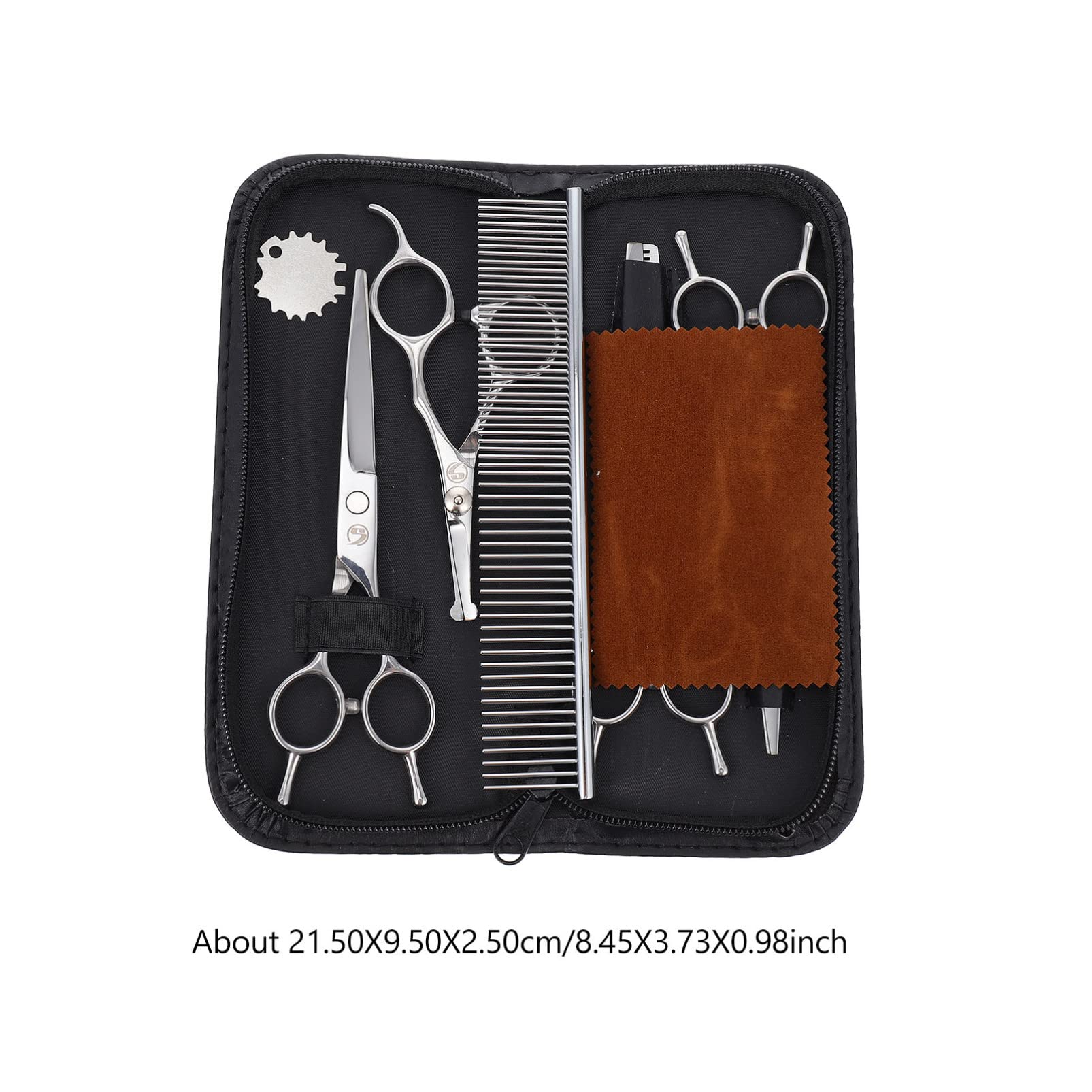 POPETPOP Ciseaux de Toilettage pour Chiens Kit de Coupe de Poils Ciseaux de Coiffure pour Animaux de Compagnie Tondeuse de Coiffure de Coupe pour Chiens