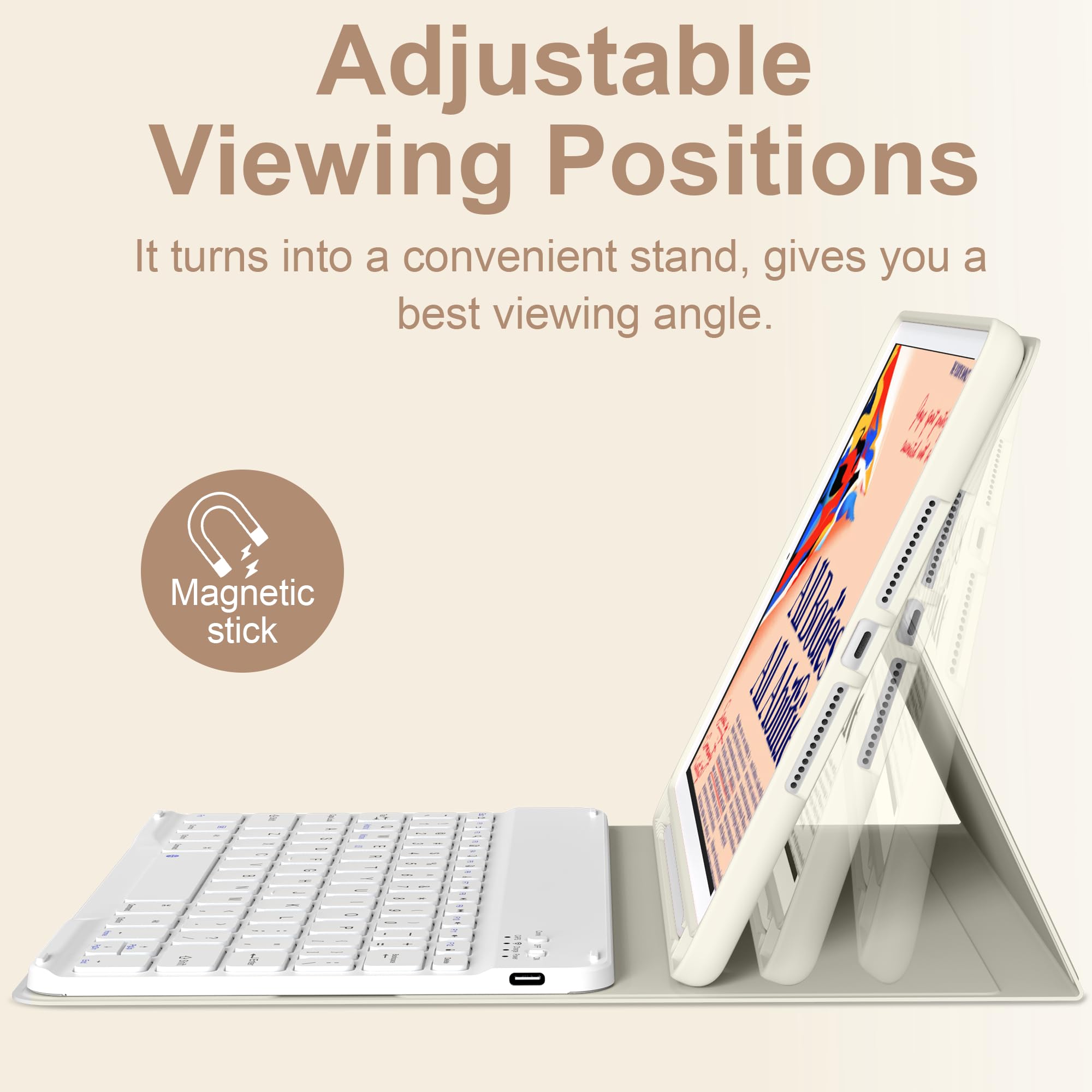 Amazon.co.jp: BQDIYOO キーボードケース iPad 第9世代/第8世代/第7
