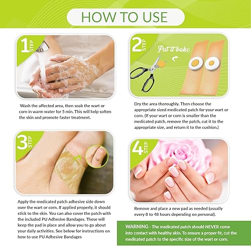 Miniatura 3 de TXL Active Eliminador de verrugas - Tratamiento potente y eficaz para la eliminación de verrugas (30 almohadillas)  Código NDC 83124-003-01