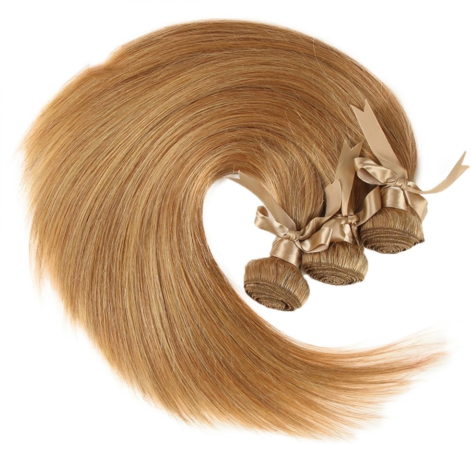 Dicht Echthaar-Bündel aus brasilianischem, natürlichem Remy-Haar mit glatter Webart(18 20 22)