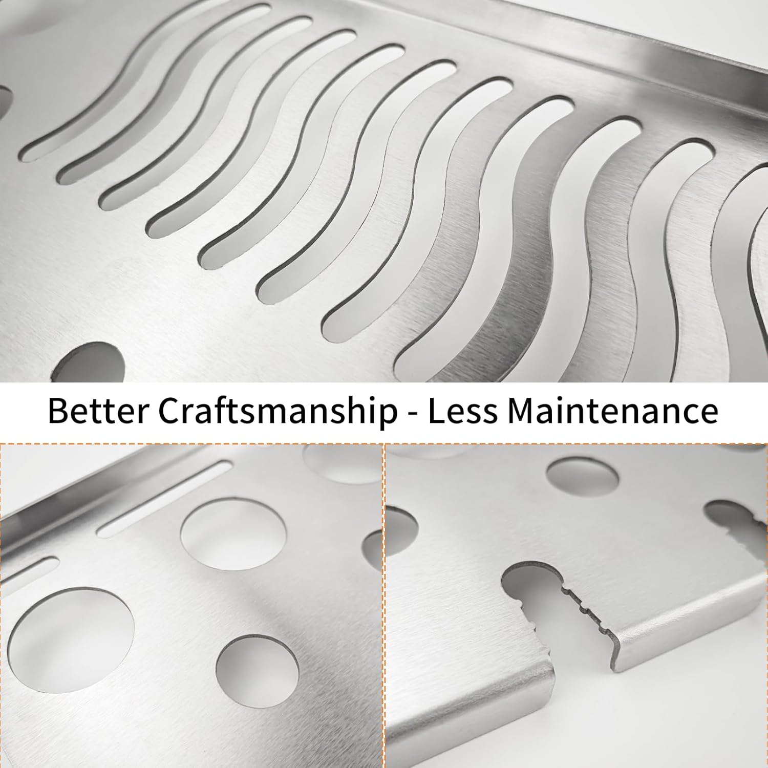 71502 Multifunctional Warming Rack for Napoleon Rogue 525 PRO 525 BBQ Grill Parts Stainless Steel Warming Rack Replacement for Napoleon Grill Accessories