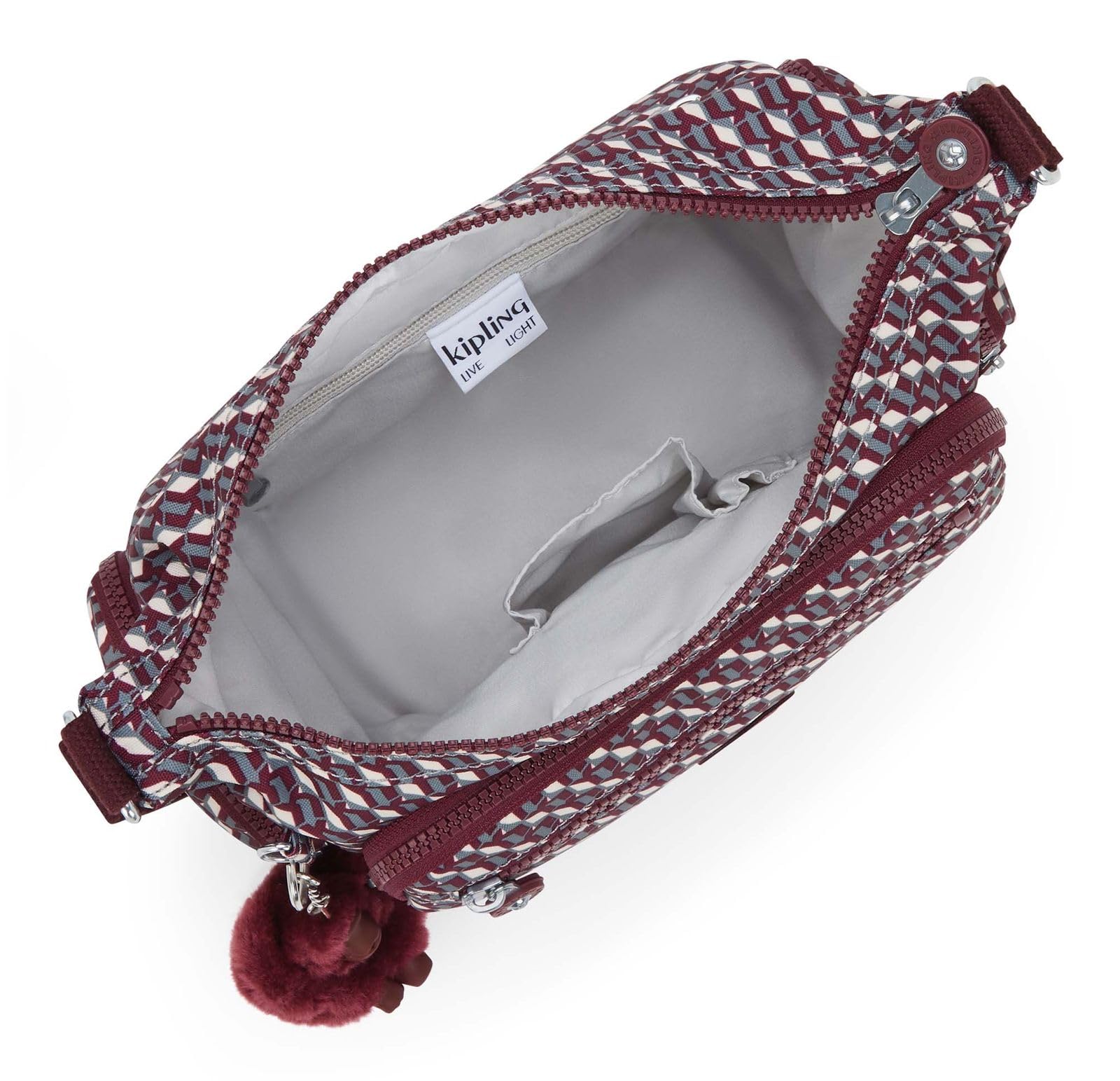 Kipling Gabbie S Umhängetasche, Leicht, Klein mit mehreren Fächern