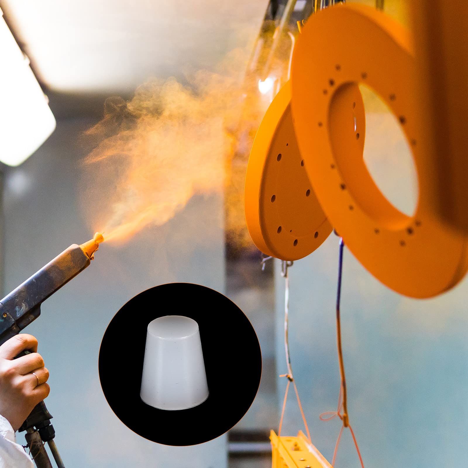 Silikon Stopfen Mit Loch - 2 Stück Konisch 19-25mm Hochtemperatur