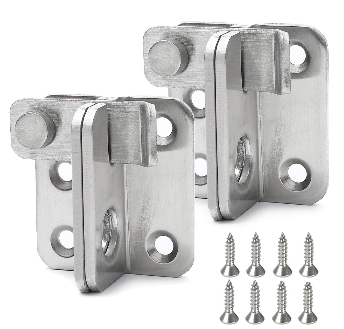 Buy 2 Pcs Heavy Duty Flip Gate Latches,Barn Door Latch Lock,Stainless