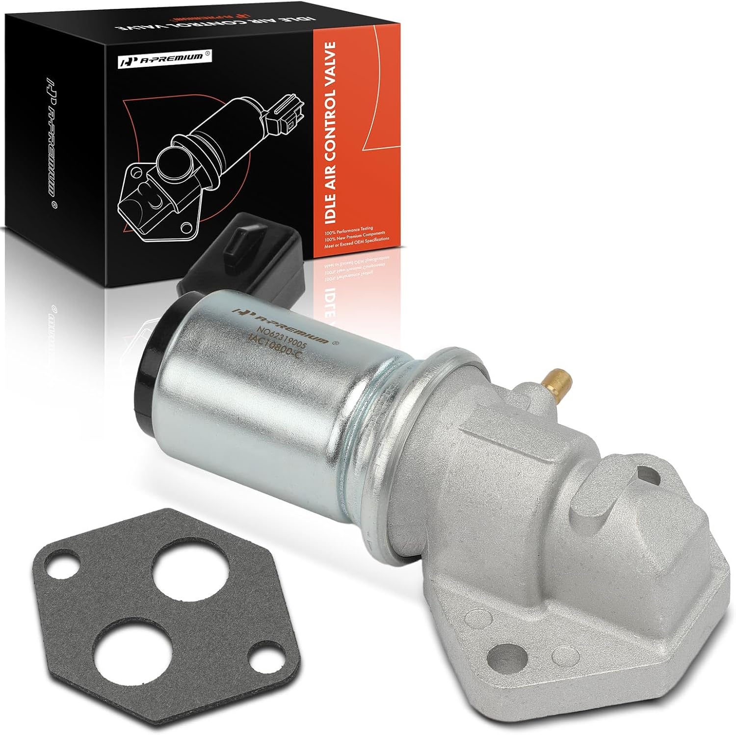 A-Premium Fuel Injection Idle Air Control Valve - Compatible with Ford F-250 F-350, E-150 E-250 E-350 Econoline, Club Wagon, Super Duty, Taurus & Lincoln Continental