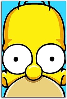 Quadri moderniquadroquadro modernowall Art|60x90cm|Senza Telaio The Simpsons Printed Anime C oon Homer Simpson Chic Office