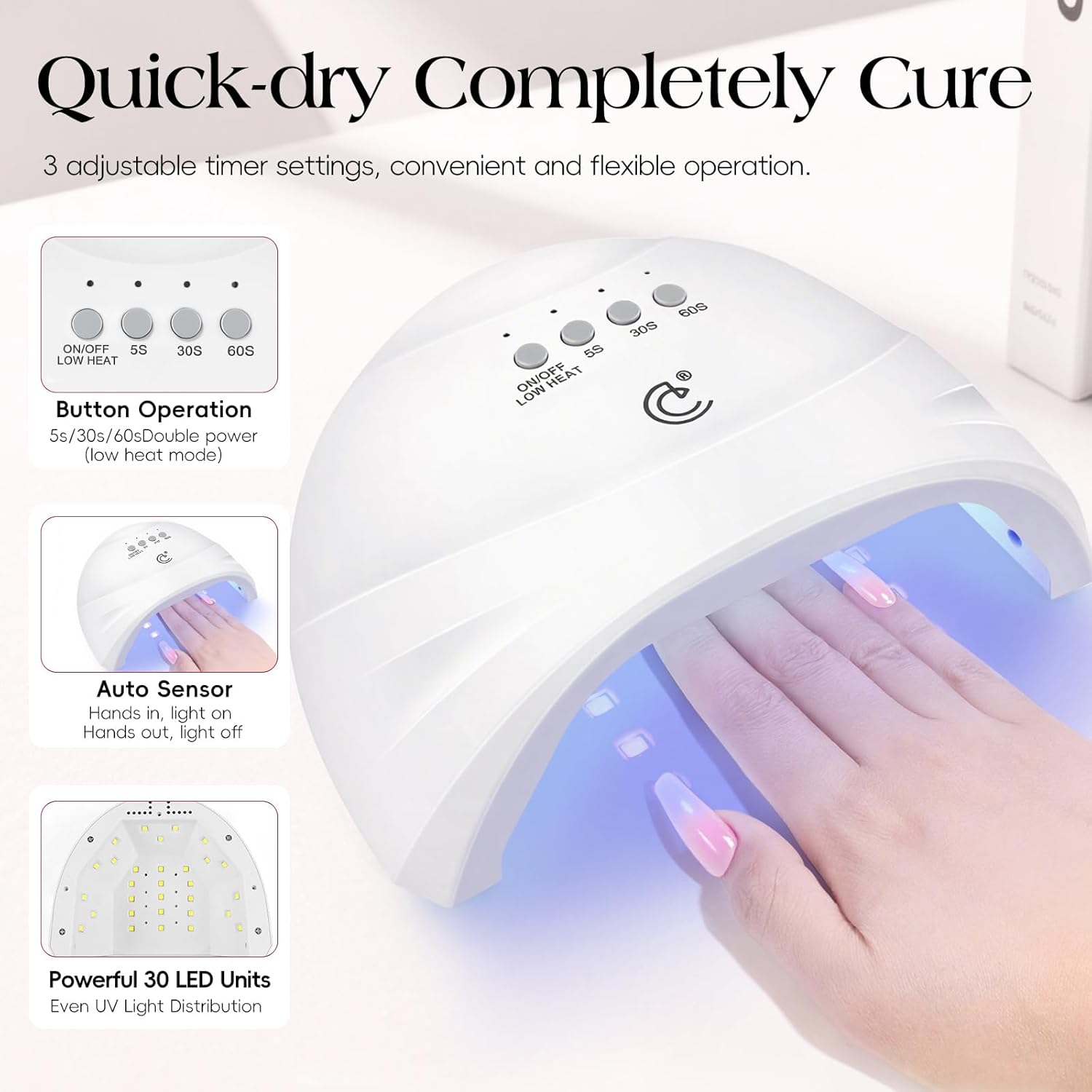 COSCELIA 67PC Two-Type Gel Nail Polish Kit with U V Light, 25pcs Gel Polish with 15 Colors Poly Extension Gels for Beginners with Everything Glitter Decorations French Manicure Gifts for Women