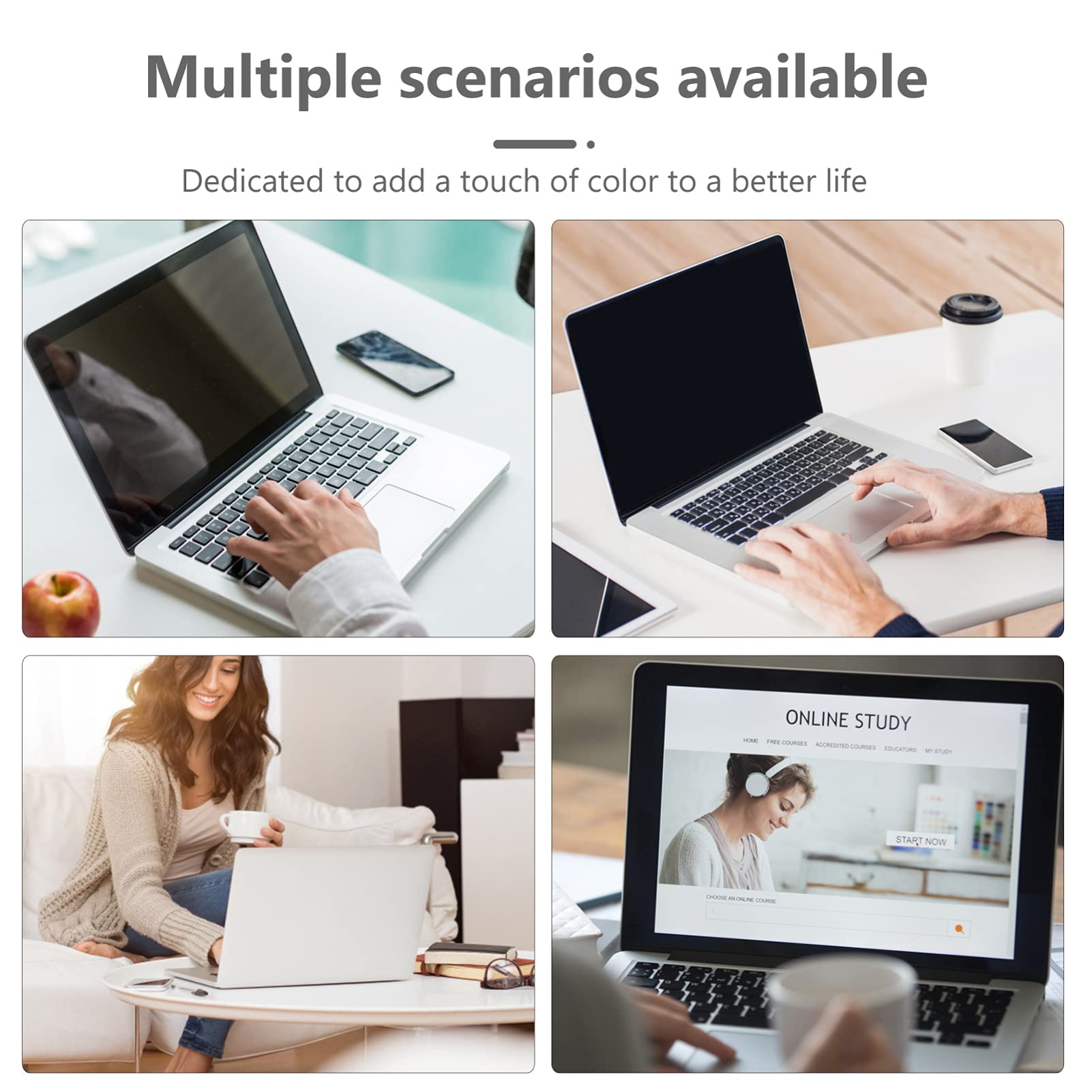 Uonlytech Supporto Regolabile Per Notebook Pc Computer Portatile Supporto in Alluminio Per Scrivania Dissipazione Del Calore Pieghevole
