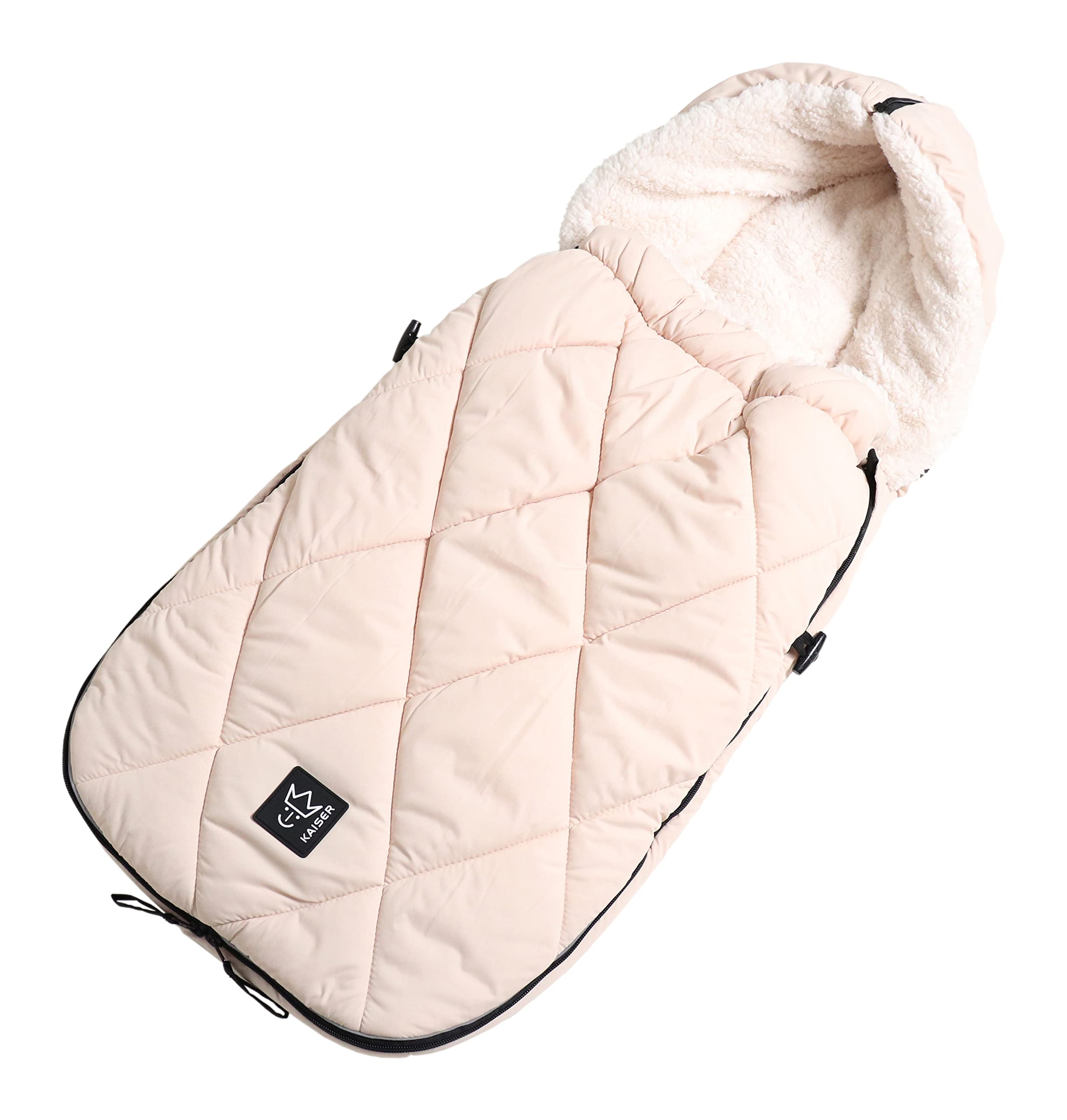 Kaiser XL TOO Thermo Sherpa Fleecesand/cream Fußsack