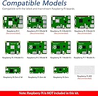 Vista 6 de Freenove Ultimate - Kit de inicio para Raspberry Pi 5 4 B 3 B+ 400 Zero 2 W, tutorial detallado de 962 páginas, código Python C Java Scratch