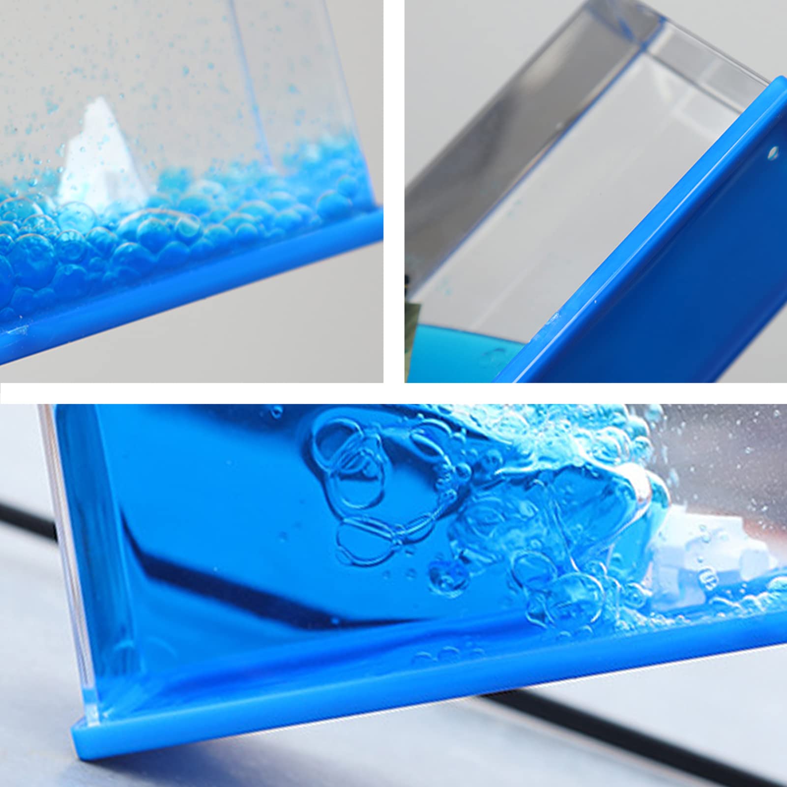 Going Merry Deko-Flasche, Schiffsmodell, Acryl, unsinkbar | Sanftes Schaukeln der Flüssigkeit wirkt entspannend, ideal zum Stressabbau am Schreibtisch, dekorativ für Büro und Zuhause
