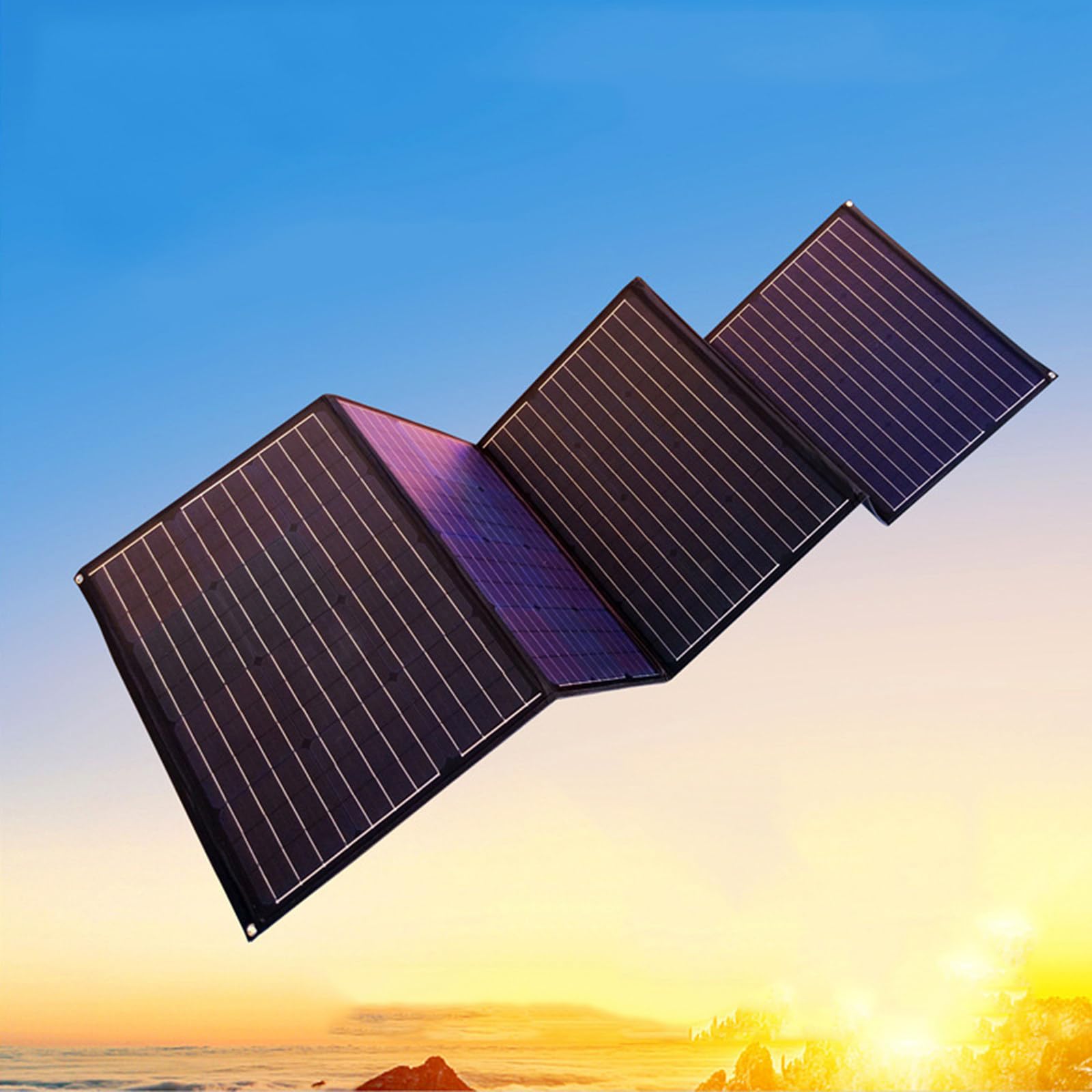 Pannello solare monocristallino da 300 W che ricarica pannello di generazione di energia fotovoltaica sistema completo borsa pieghevole per alimentazione esterna