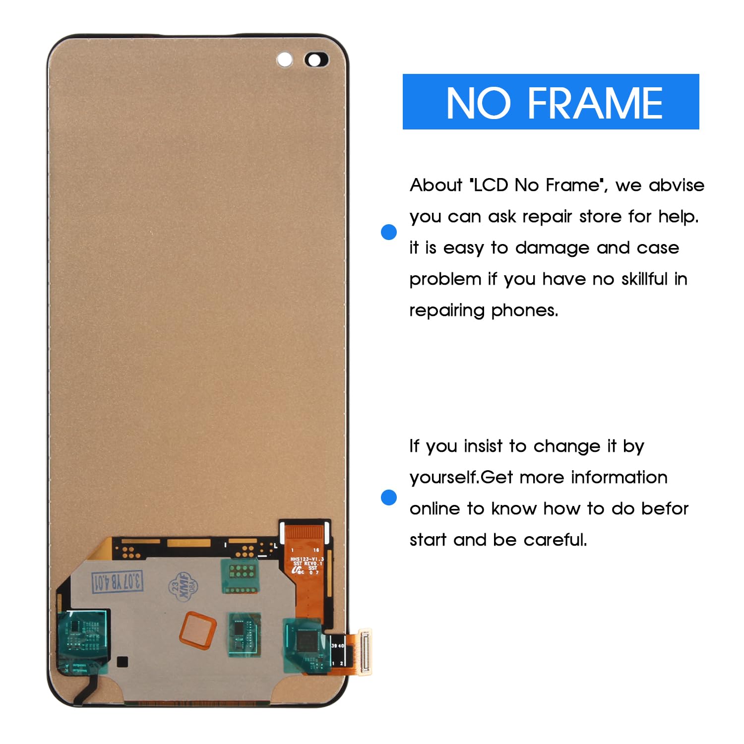 DISPLAY LCD TFT Per ONEPLUS NORD / 8 NORD 5G SCHERMO TOUCHSCREEN Ac2001 Ac2003 - Foto 5