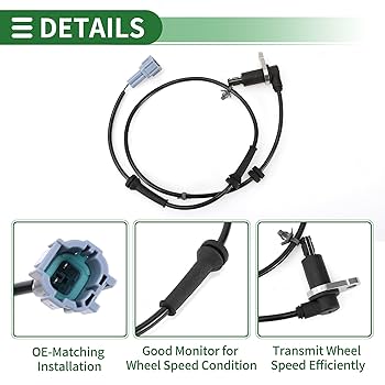 Amazon.com: Motoforti ABS Wheel Speed Sensor Rear Right ABS
