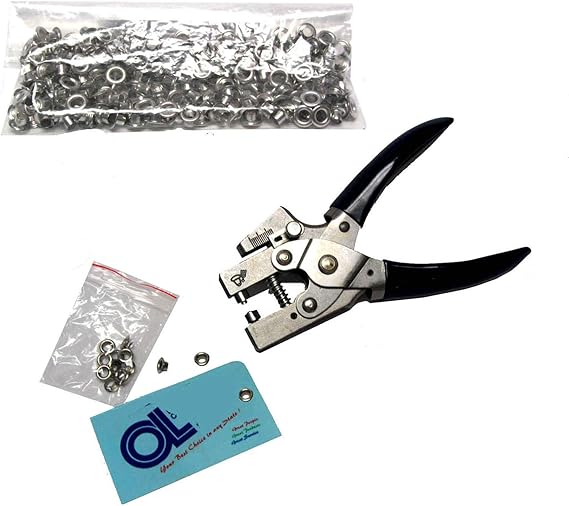 Leather or Paper Hole Punching Pliers with Eyelet Crimping