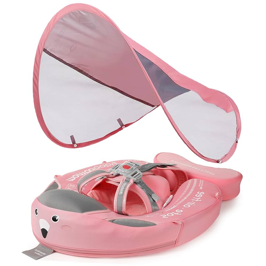 Amazon.com: Mambobaby Float with Canopy Baby Swimming Float