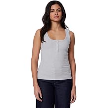 Amazon Essentials Women's Slim-Fit Ribbed Henley Tank